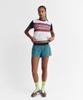 Minasu Menasoo Run Logo Short Sleeve T Shirt_White Melange