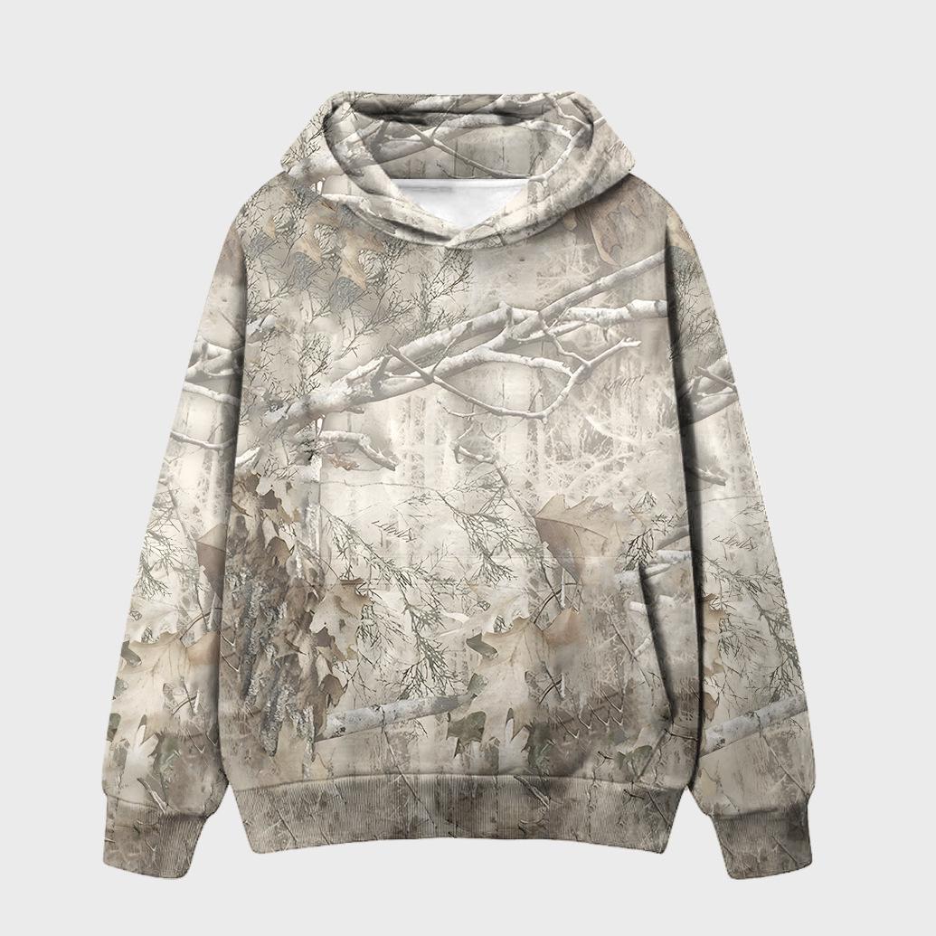 

2024 Толстовка из флиса с 3D-принтом «Кленовый лист» для пар XL