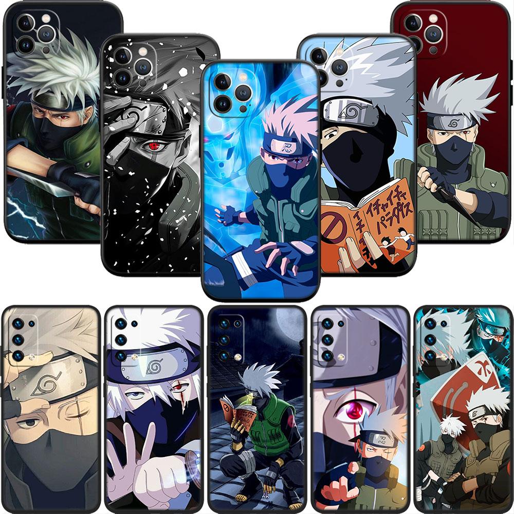 PP49 Naruto Kakashi Soft Shell Phone Case for Samsung Galaxy S20 S21 S22 Ultra FE + Plus A21S A22 A24 A25 A26 A30 A30S A31