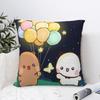 Bubu & Dudu Pillow Cover Soft Pillow Case Cushion Cover Fashion Design Pillowcases For Sofa Bedroom Home Decor