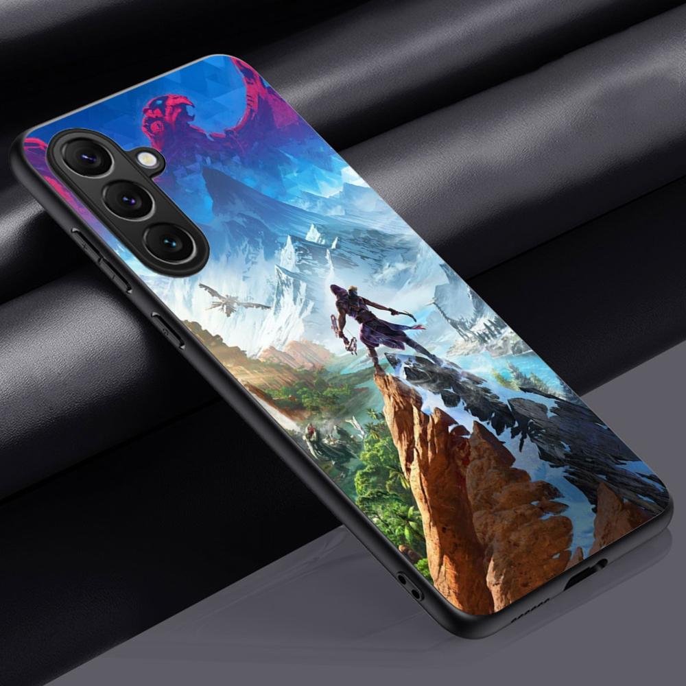 

Game Horizon Zero fashion poster Phone Case For Samsung Galaxy S26 S25 S24 S23 S22 S21 Plus Ultra Note20 Soft Black Galaxy S20+