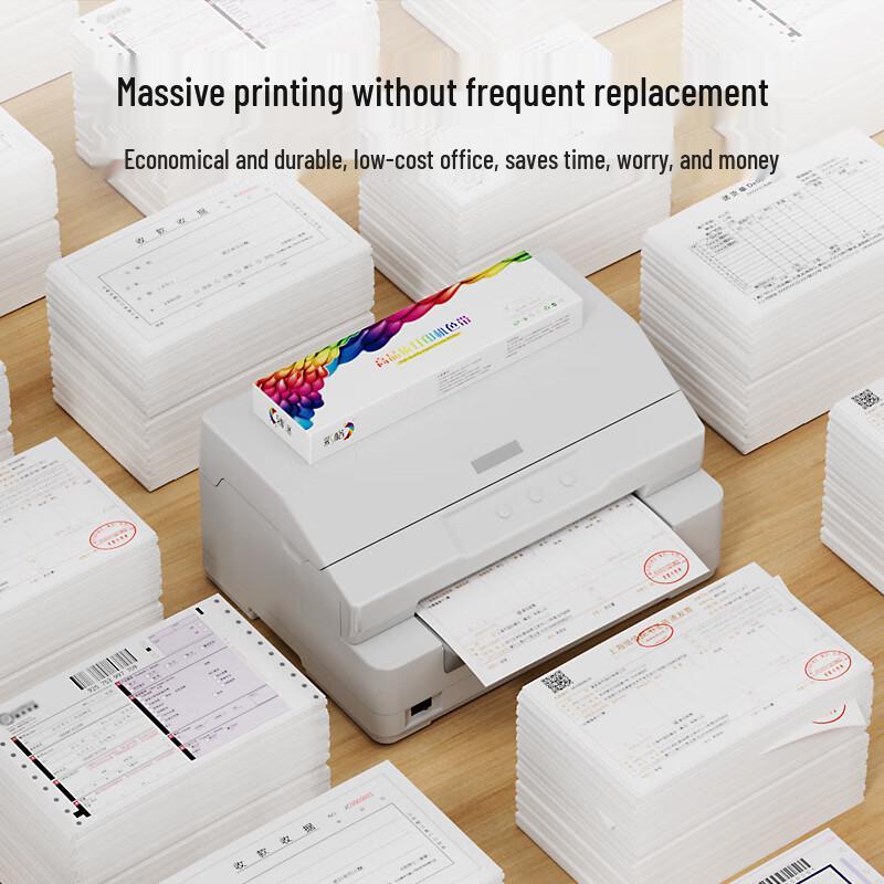 CaiGe DLS Series Black Ribbon Cartridges for Deli Dot Matrix Printers