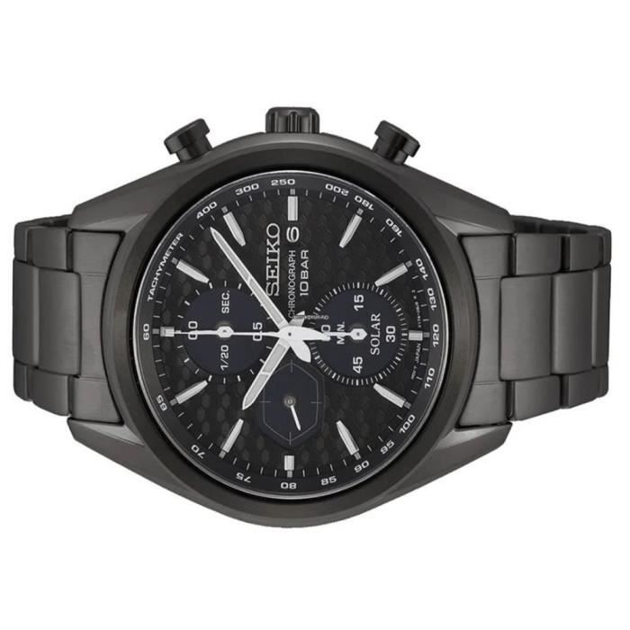 Montre - Seiko - SSC773P1 - Sportive - Chronographe - Lunette noire