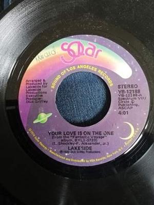 7-Zoll Schallplatte LAKESIDE - Your Love Is On The One YB12188 Solar 1980 US Dance & Electronica Gebraucht