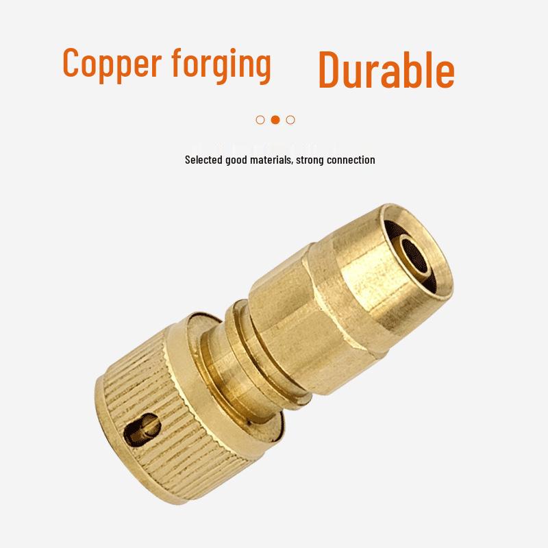 All-Copper Telescopic Quick Connector for Garden Hose and Water Gun