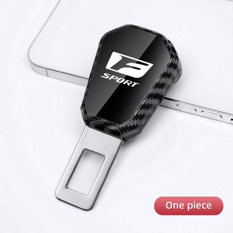 Car Carbon Fiber Safety Belt Buckle Extension Accessories For  Lexus F SPORT GX460 Ct200h IS250 ES 220D IS200 Fsport GS GX IS LS