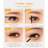 YANQINA Golden Tube Mascara Waterproof Fiber Long Without Smudge Three -effect One 3D Mascara Silicon Head