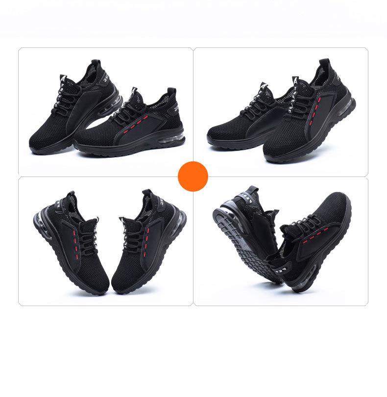 Men's Breathable Summer Work Shoes – Lightweight, Anti-Smash, Anti-Puncture, Wear-Resistant, Non-Slip Safety Footwear