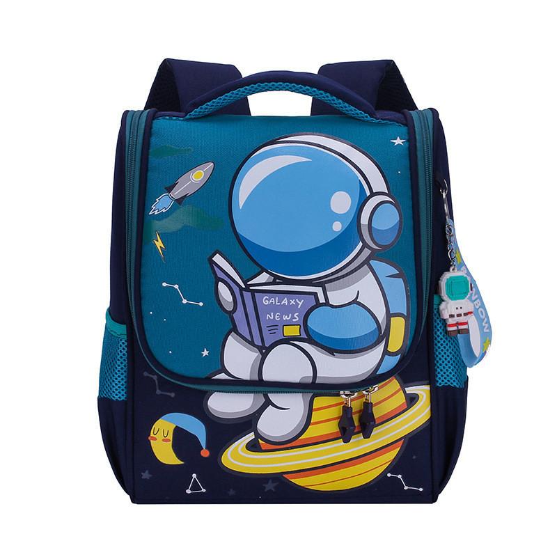 Cute And Trendy Space-themed Kids Backpack With Nylon Fabric And Multiple Colors