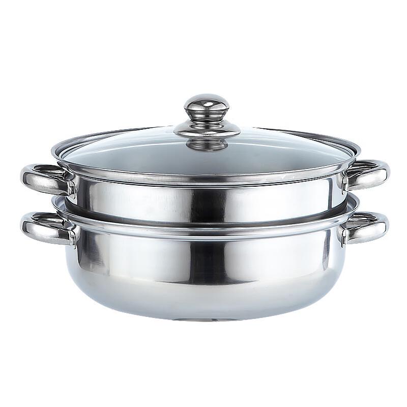 

ZISIZ Stainless Steel Steamer & Soup Pot