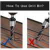 4Pcs 7Pcs High Speed Steel Woodworking Chamfering Hole Enlarging Countersunk Drill Bit Set
