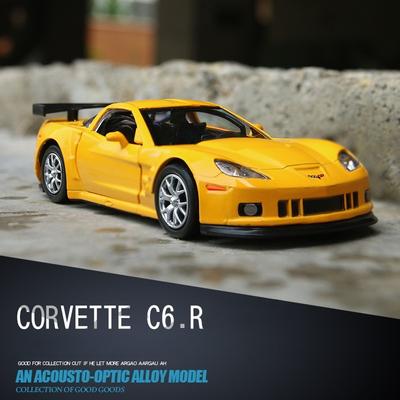 1:36 Chevrolet Corvette C6R C7 Hohe Simulation Exquisite Druckguss Spielzeugfahrzeuge Auto Styling Sportwagen Legierung Modell Spielzeug Rückzieher