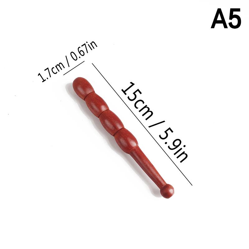 1PCS Wooden Muscle Roller Stick Acupoint Points Massager Deep Tissue Fascia Massager Foot Back Body Therapy Massage Tools