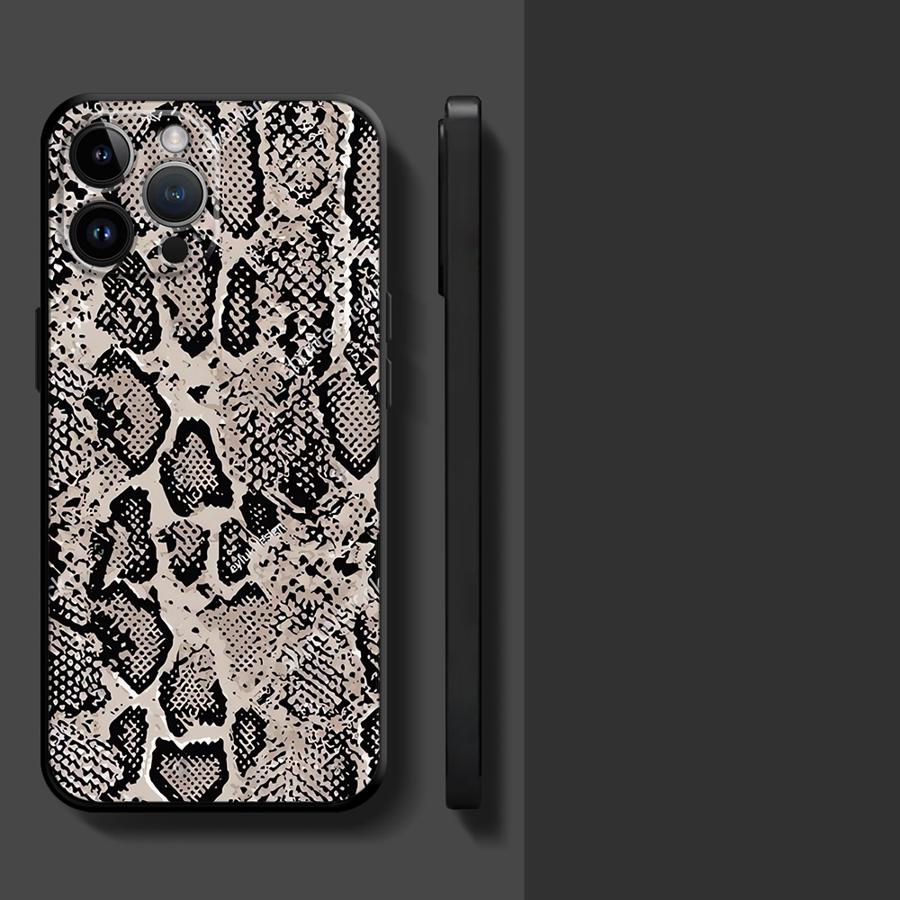 Serpentine Pattern Funda Phone Cover Phone Case for Apple iPhone 17 Pro Max 11 13 XR XS MAX 17e 14 16 15 Pro 7 8 12 Air