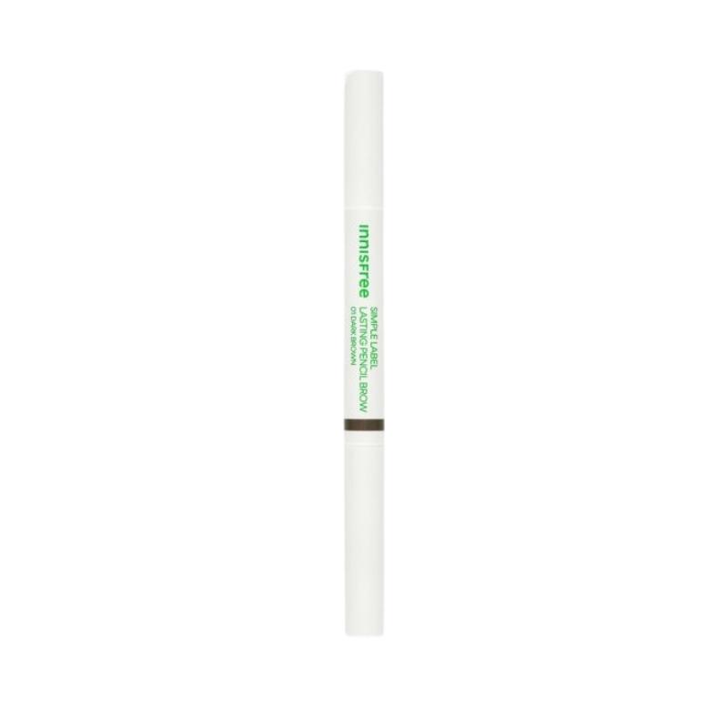Innisfree Simple Label Lasting Pencil Brow 0.15g | Vegan Eyebrow Pencil | Long-Lasting Smudge-Proof Natural Brow [4 Colors]