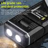 Multi-functional Work Light and Outdoor Camping Light Outdoor Retractable  Magnetic Suction Work Light Rechargeable Flashlight