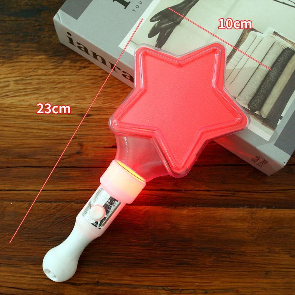 Star Heart LED Glow Stick Mini Concert Light Stick LED Glow Luminous Stick  Music Festival