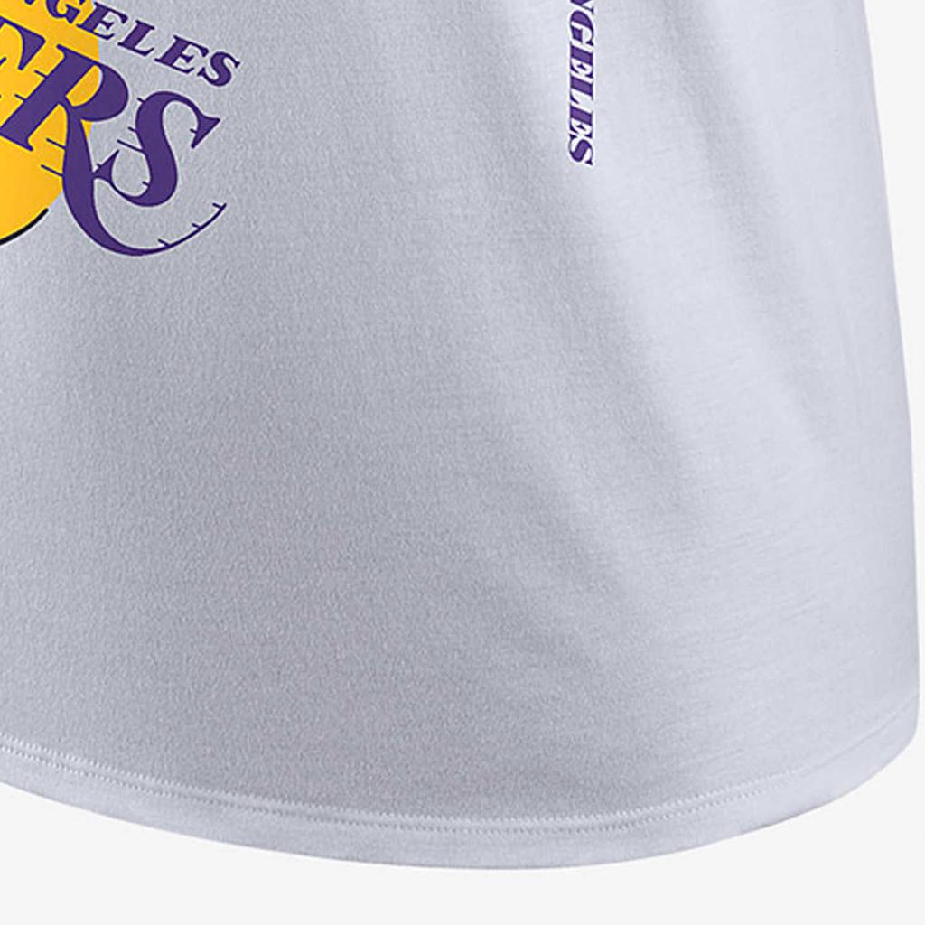 Nike Nba Courtside Statement Max90 Logo Print Crew Neck T-Shirt Unisex Tops White DV5725-100