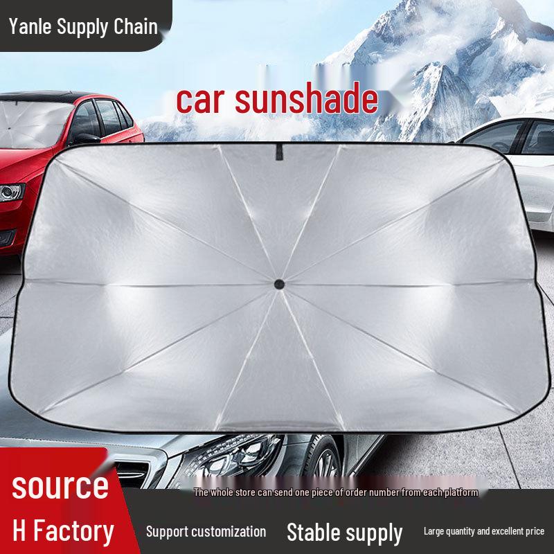 Car Windshield Sunshade Umbrella for Heat Insulation and Sun Protection