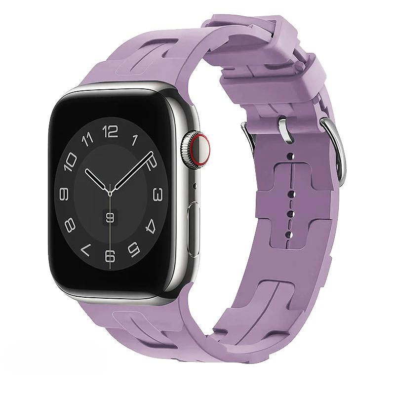 Silikonarmband für Apple Watch Band 46mm 42mm 45mm 41mm 49mm 44mm 40mm Weiches Armband iWatch Serie 10 Ultra 9 8 7 6 5 SE 4 Armband
