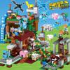 Compatible Lego Bricks: Minecraft Cave, War Village Puzzle for Boys, Birthday Gift