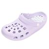 Anfamie Nurse for Nursing Sizes Lavender Sandals, Lightweight, 2-Way, Wide, Sweat-Resistant, Care, Women's, 23.5-24.0cm,