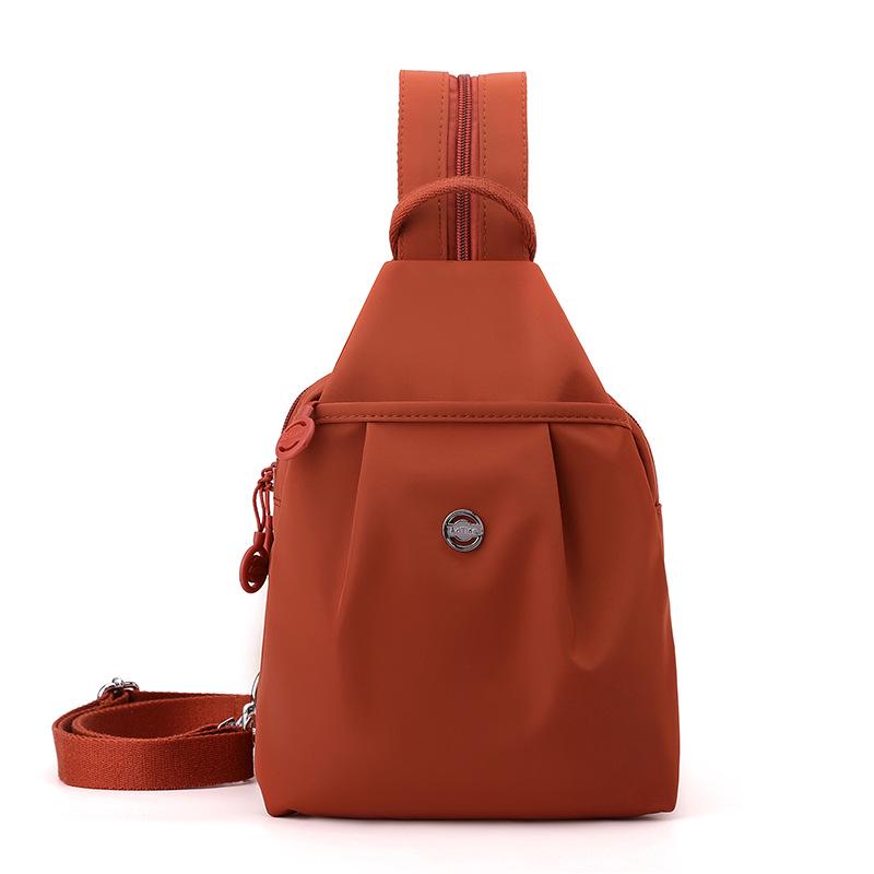 Women's Luxury Oxford Cloth Crossbody Backpack: Large Capacity, Trendy Design.