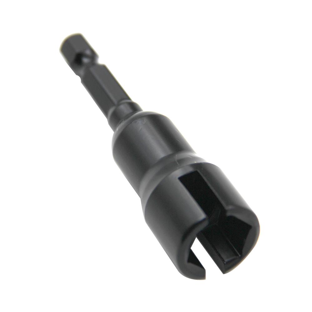Black 65mm Hexagonal Slotted Socket Wrench Electric Screwdriver Butterfly Hole Wrench Electric Tool Accessory Set