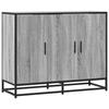 VidaXL Buffet sonoma gris 94x35x76 cm bois d'ingénierie, armoire de rangement, meuble d'entrée, meuble d'appoint, meuble de 849007
