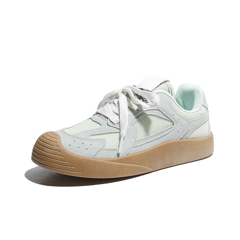 Scarpe da ginnastica casual con plateau da donna, scarpe da passeggio con lacci e slip-on, comode scarpe da corsa robuste per donna, scarpe da ginnastica da tennis traspiranti