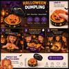 Squeezing Happy Ghost Dumplings Halloween Dumplings - Elasticity and Rebound to Relieve Stress - Terrifying Toy