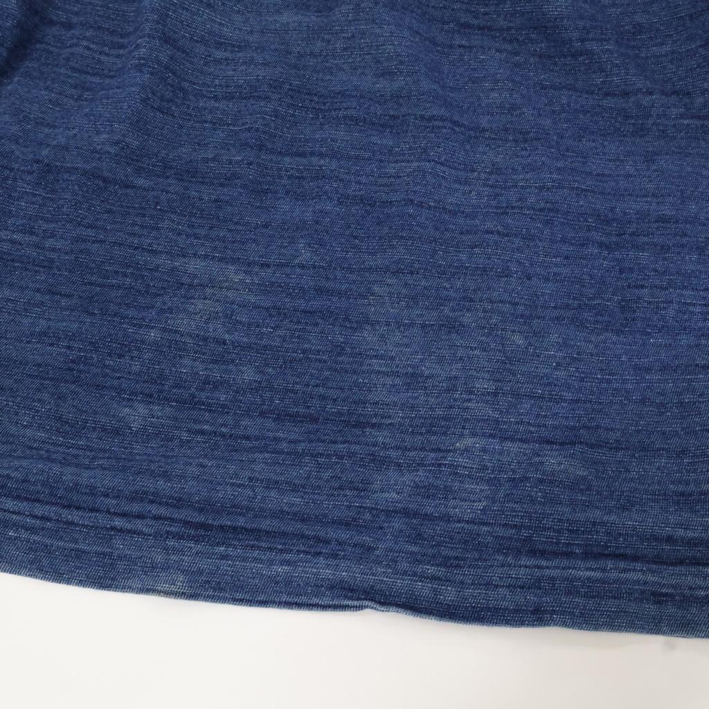 RRL Indigo Cotton Long Sleeve T-Shirt tops M Indigo blueUsed