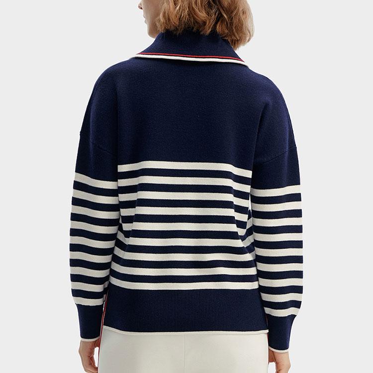 New FILA Sweater Women's Legend Blue F11W411406F-NV