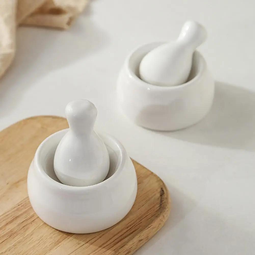 Ceramic Mortar And Pestle Set For Grinding Spices Herbs And More Kitchen Decor Essential Durable Herb Grinder Pill Crusher
