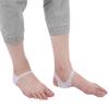4 Pairs SEBS Arch Support Orthopedic Pads for Women Men Foot Varus Vaus O-Type Leg Correction(White )