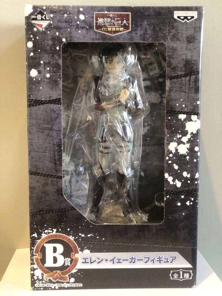 [USED] Attack on Titan Eren Yeager Lottery Retrieval Creation B Prize Figure