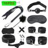 Sex Toy Kit Bondage Restraints Set Adult Toys Sex Toys Anal Plug Handcuffs Whip Gag Kits Sex Toys for Couples