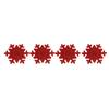 4pcs Christmas Circular Coaster Shape Of Snowflake Christmas Tree Felt Cup Mat X-Mas Party Decoration Table Accessories Pad