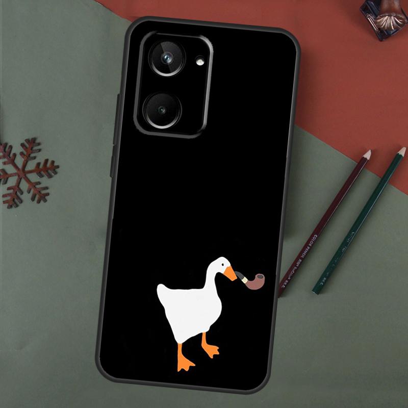 

Cartoon Cute Goose Case For Realme C67 C51 C75 C63 C61 C65 C55 C53 C35 C71 11 12 13 14 Pro Plus GT6 GT7 15 Pro Realme C61