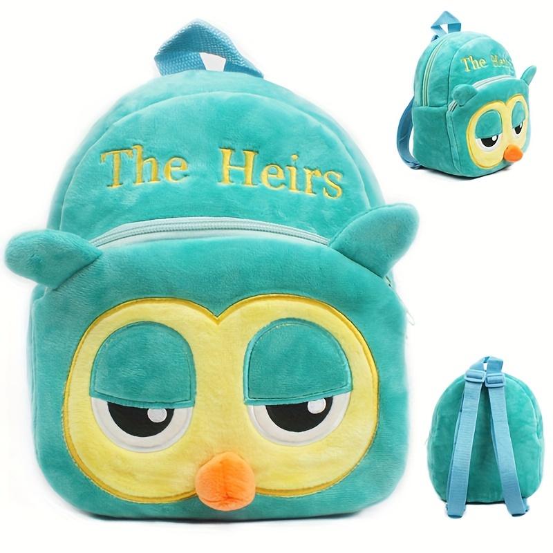 Cute Kids Toddler Backpack Plush Toy Backpack Snack Travel Bag Pre-School Bags for Girls Boys