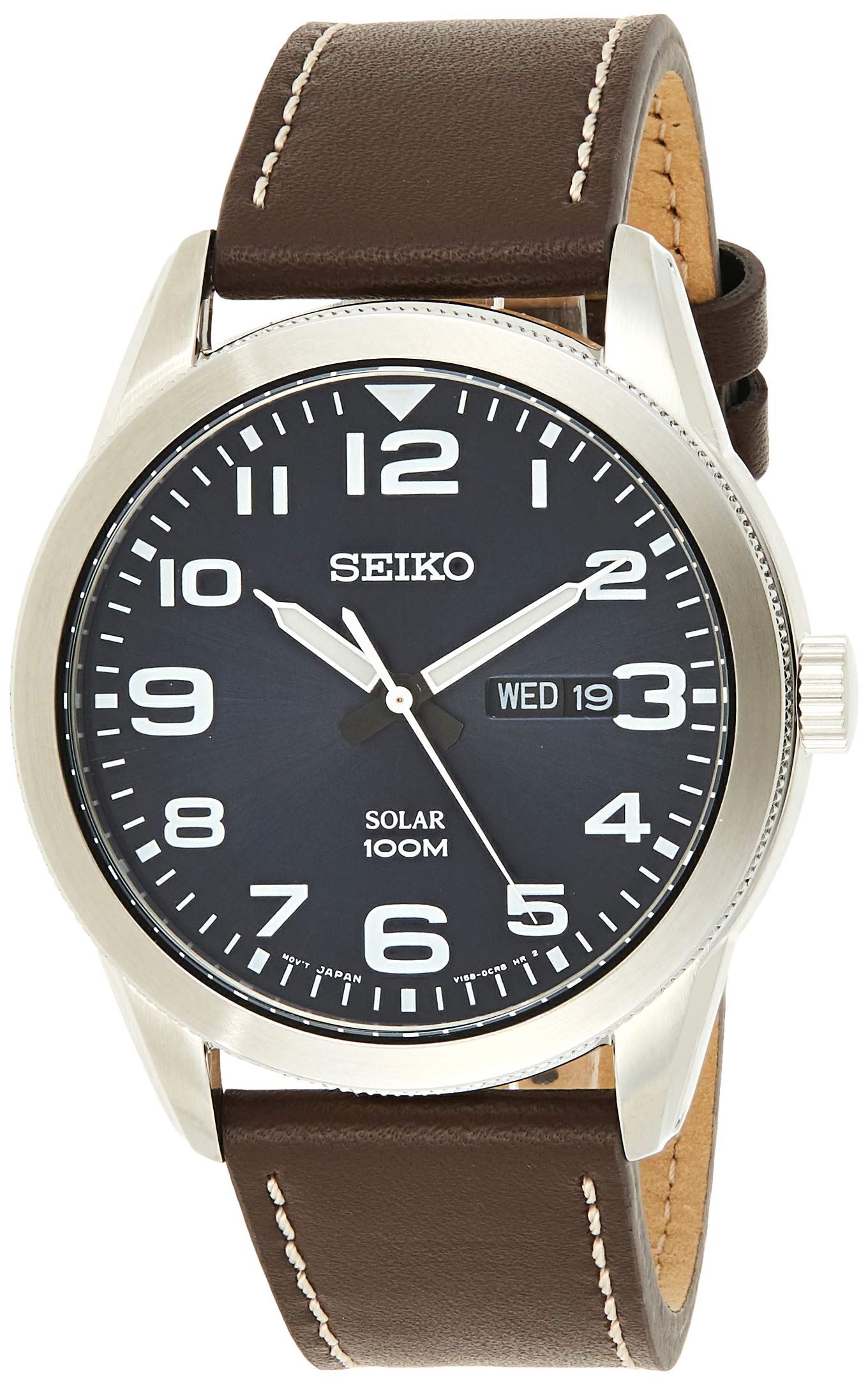 

Годинник SEIKO Overseas, модель SNE475P1 Solar Quartz (Seiko) Чоловічий [предмет]