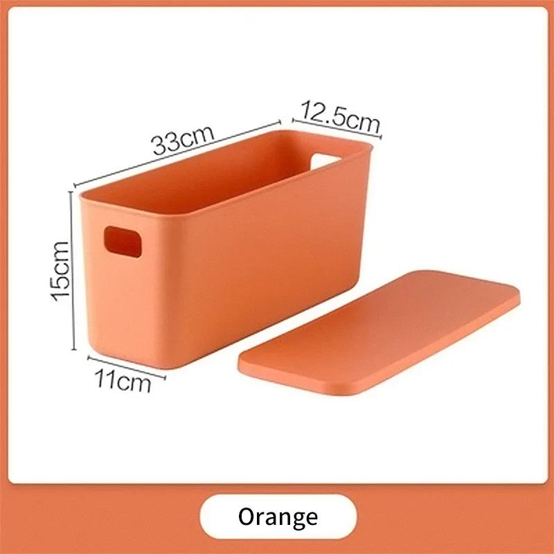 Storage Box with Lid Underwear Toy Ties Socks Snack Shorts Cosmetic Plastic Home Desktop Office Bathroom Storage Organization