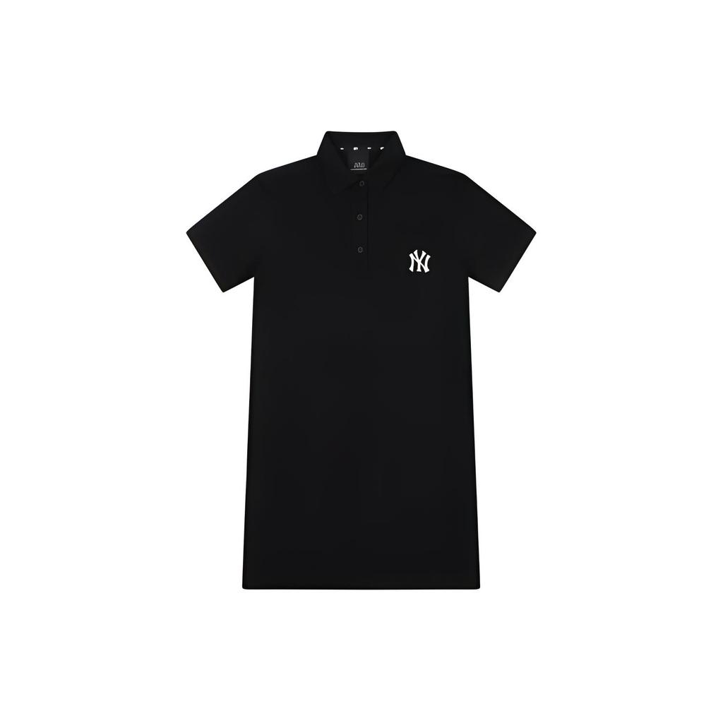 New MLB Short Sleeved Dresses Women's Black 31OP12131-50L