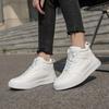 Unisex White Sneakers Size 36-44 Women Men Trainers Fashion Platform High-top Skate Shoes New Couple Casual Running Sports Shoes