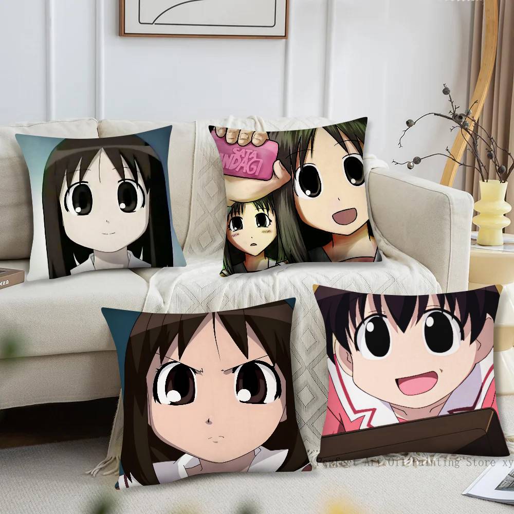 1Pc Anime A-Azumanga Daioh Pillow Case Fashion Square Pillowcase Bedroom Sofa Room Ins Decoration Leisure