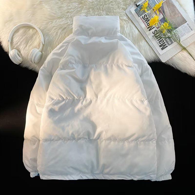 Palton reversibil în carouri Jachetă largi pentru damă cu guler