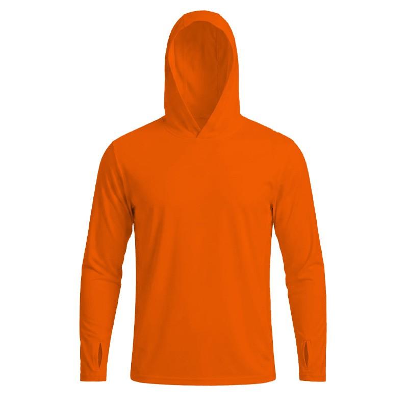 Herren Kapuzen-UPF-Sonnenschutzkleidung Leichte Schnelltrocknende Outdoor-Jacke Windbreaker zum Angeln Wandern