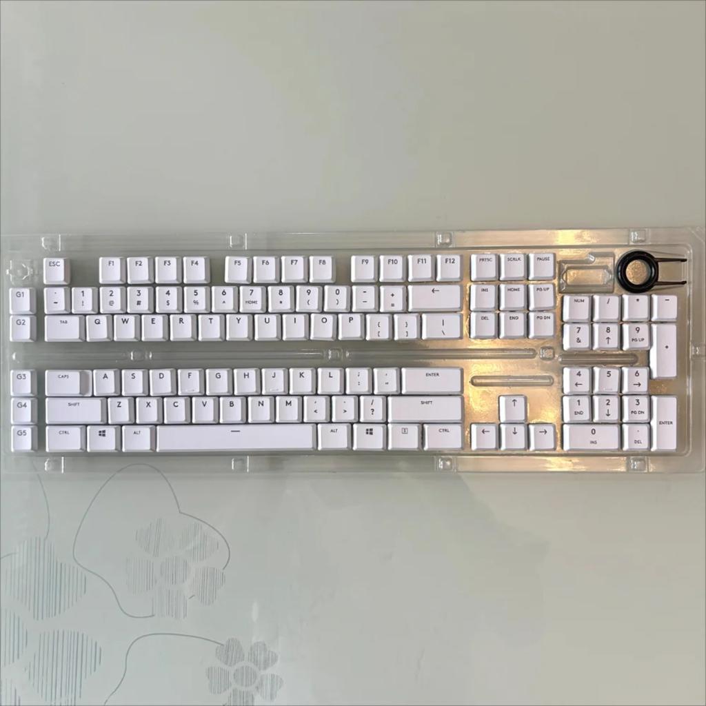 Vhodné pro mechanickou klávesnici Logitech G913 G913TKL G915 G813 G815, klávesy, US a evropské verze, průhledné klávesy