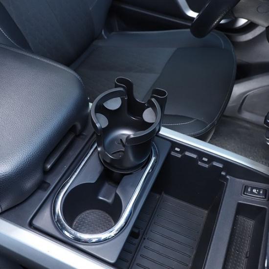 2-in-1 Car Cup Holder Bottle Bowl Organizer Phone Holder For Nissan Titan 16-23