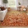 Living Room Carpet Non-slip Soft Machine Washable Floor Mat Green Plant Flower Bedroom Rug Large Size Home Decoration Mats